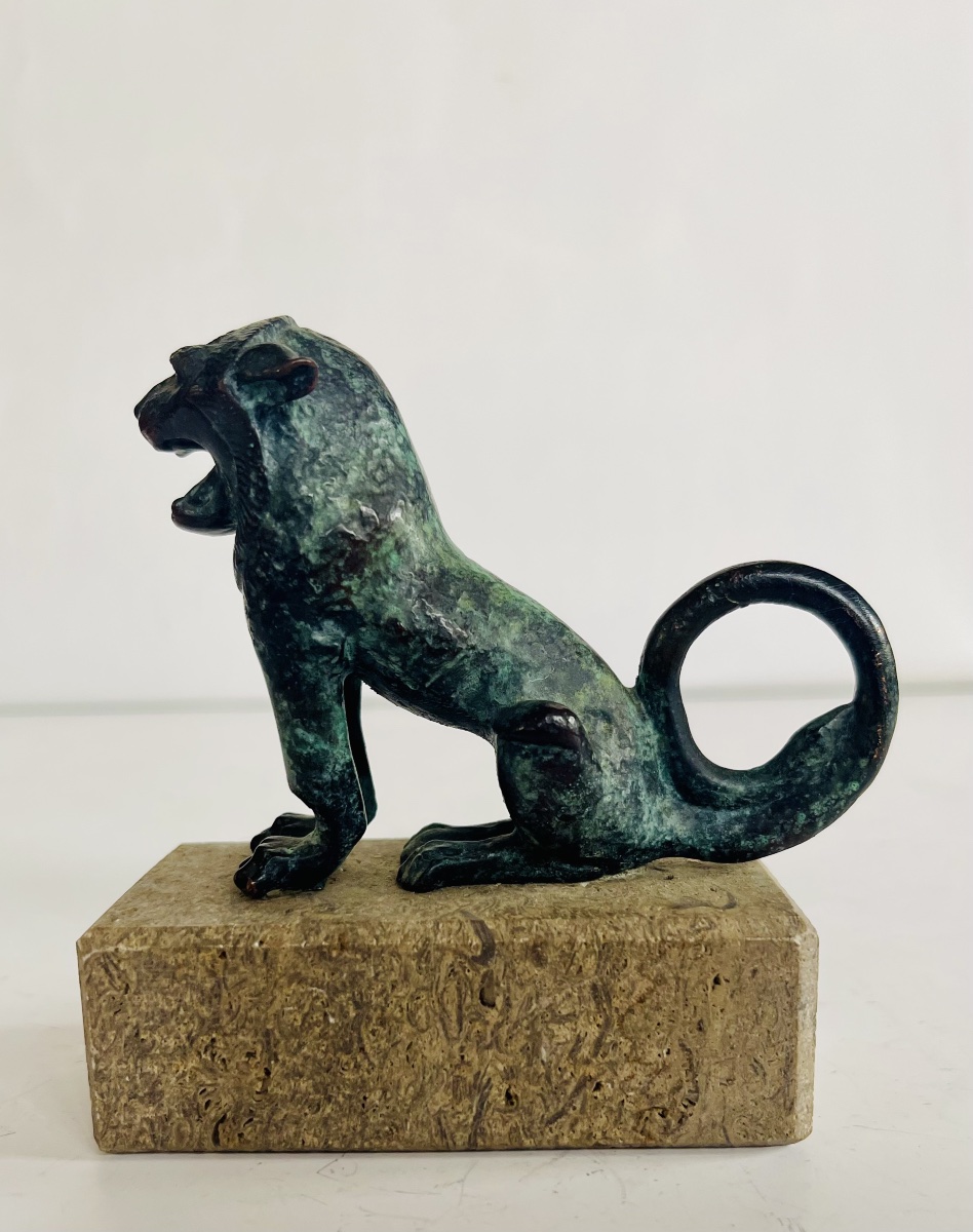 Chien Fu en bronze 